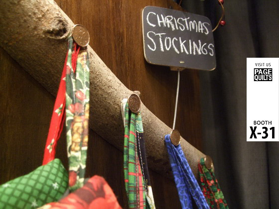 Christmas stockings - hang from hook or door knob
