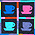 Rainbow Coffee Cups